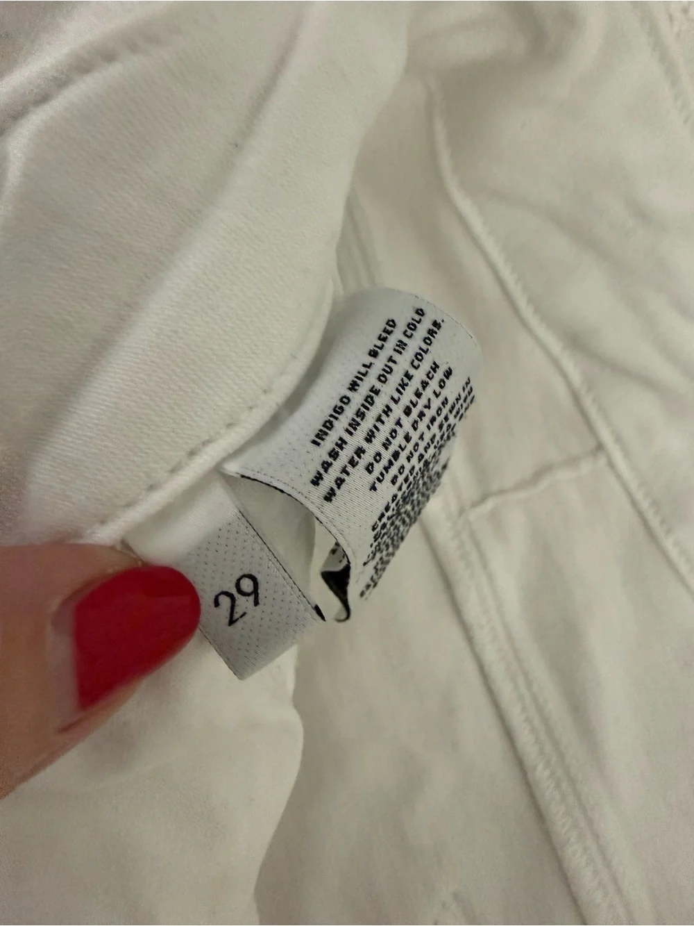 J Brand White High-Rise Button-Detail Jeans